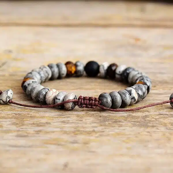 Bracelet Boho De Jaspe Et Oeil De Tigre • Z Comme Zen