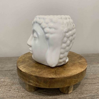 Brûleur de Fondant Parfumé Bouddha - Blanc