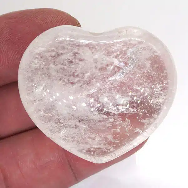 Coeur Précieux Cristal De Roche (4 Cm) • Z Comme Zen