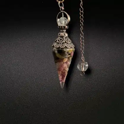 Pendule Divinatoire Antique - Tourmaline