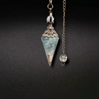 Pendule Divinatoire Antique - Aigue Marine