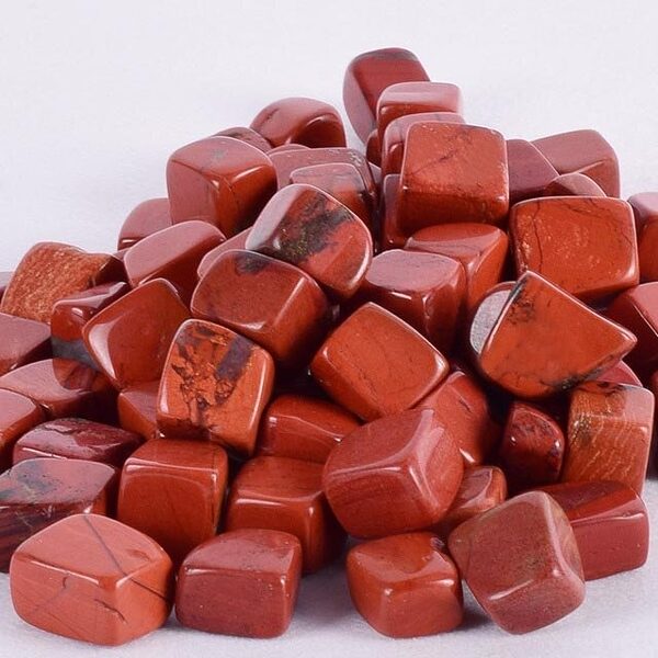 Pierres Roulées Jaspe Rouge (100g) en pierres naturelles vendu par la Boutique Z Comme Zen spécialisée en lithothérapie