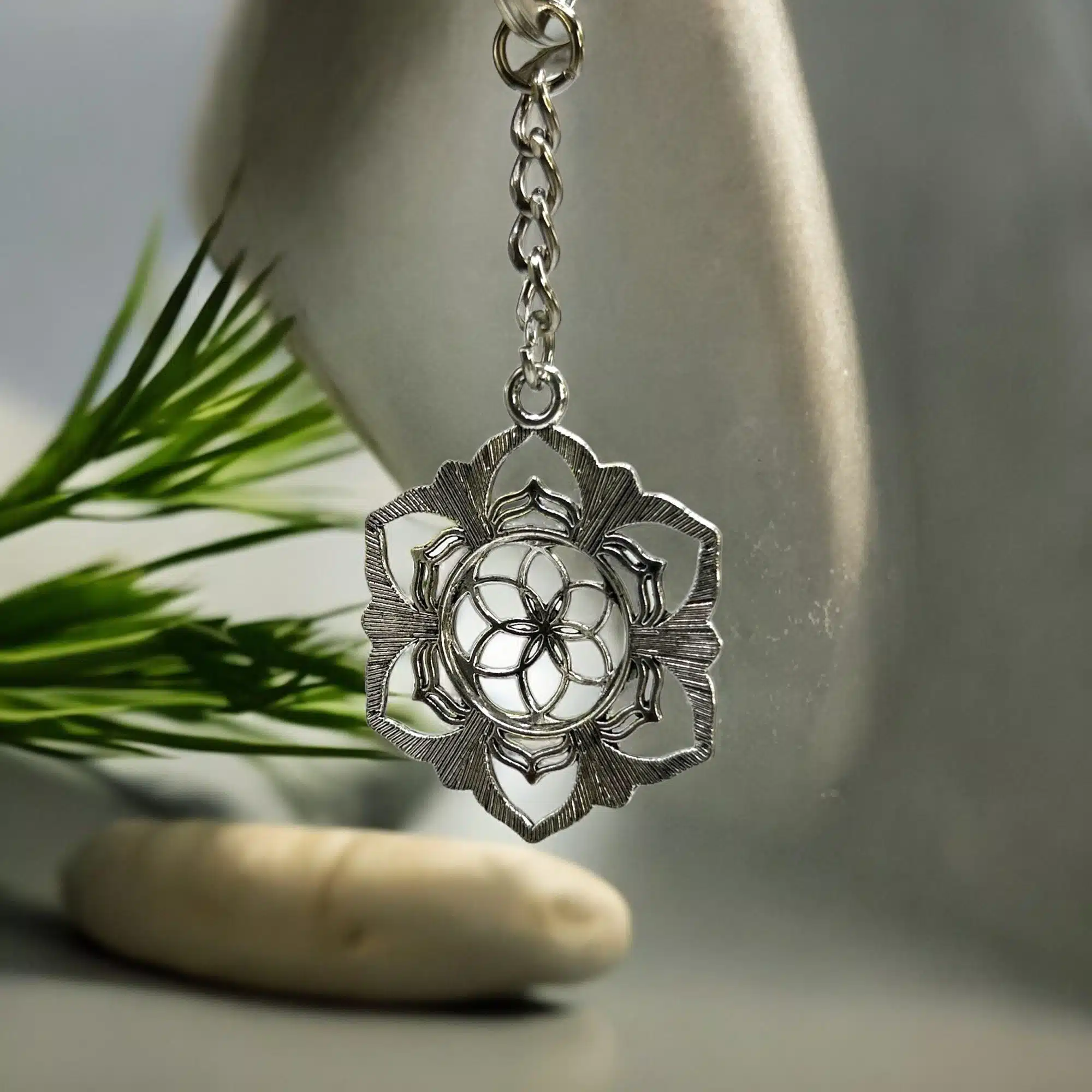 Porte-Clés Zen - Fleur de Vie Hamsa – Image 5