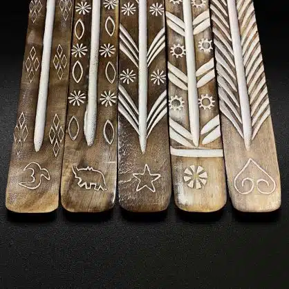 Porte-Encens Bois Blanchi - Symbole