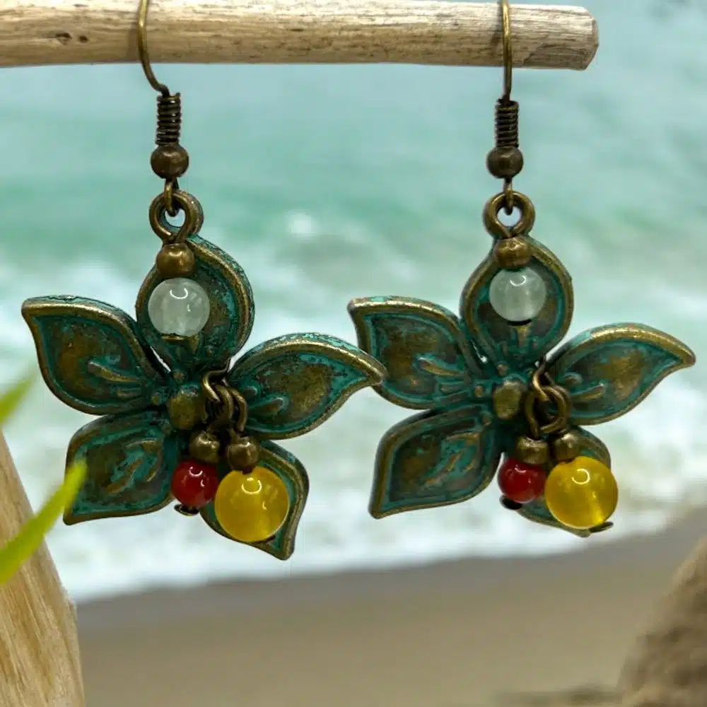Boucles d'Oreilles Lotus Davina