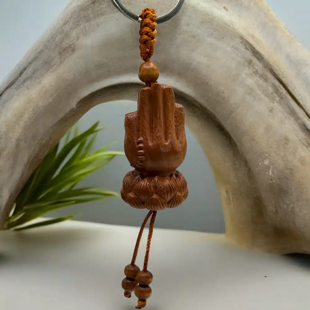 Porte-Clés - Mains et Lotus - Anjali Muddra
