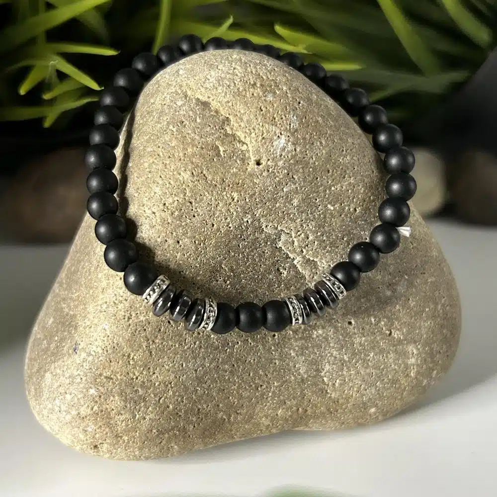 Bracelet Zen Equilibre et Protection - Onyx