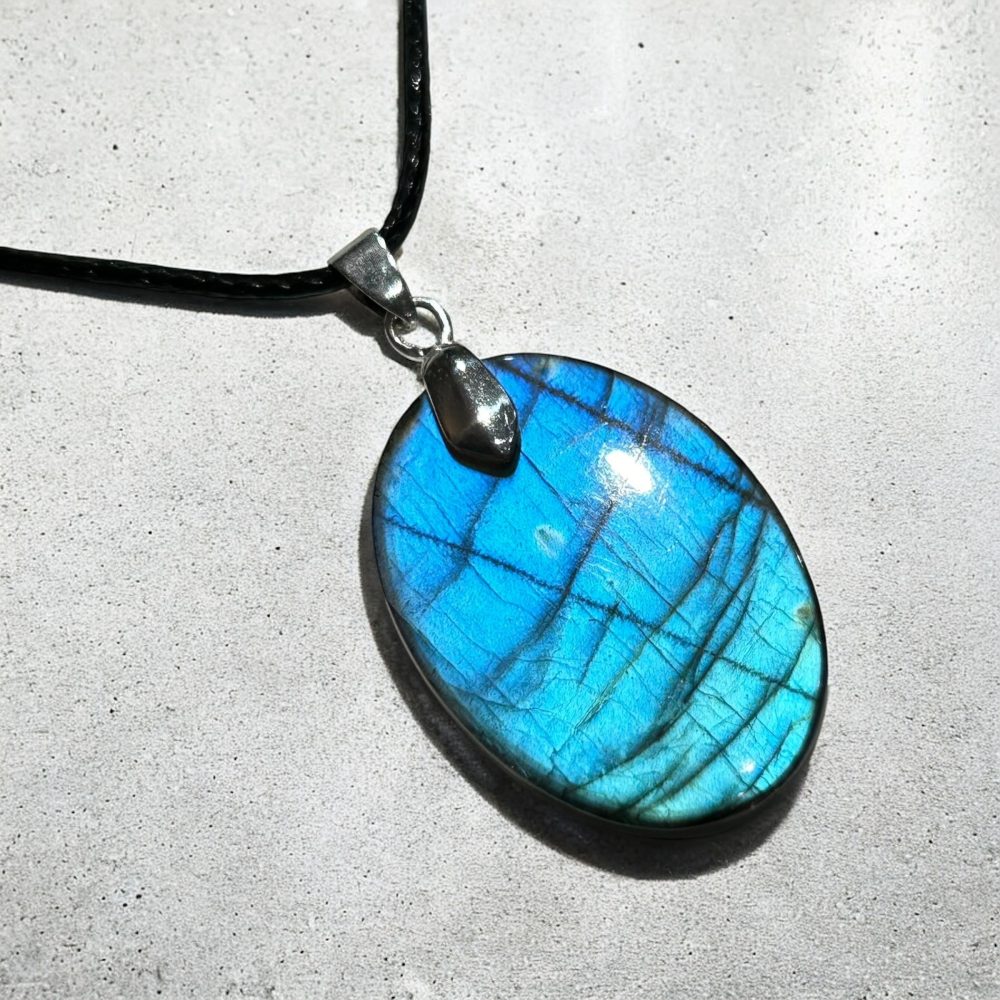 Collier Pendentif Labradorite - Eclat du Lagon