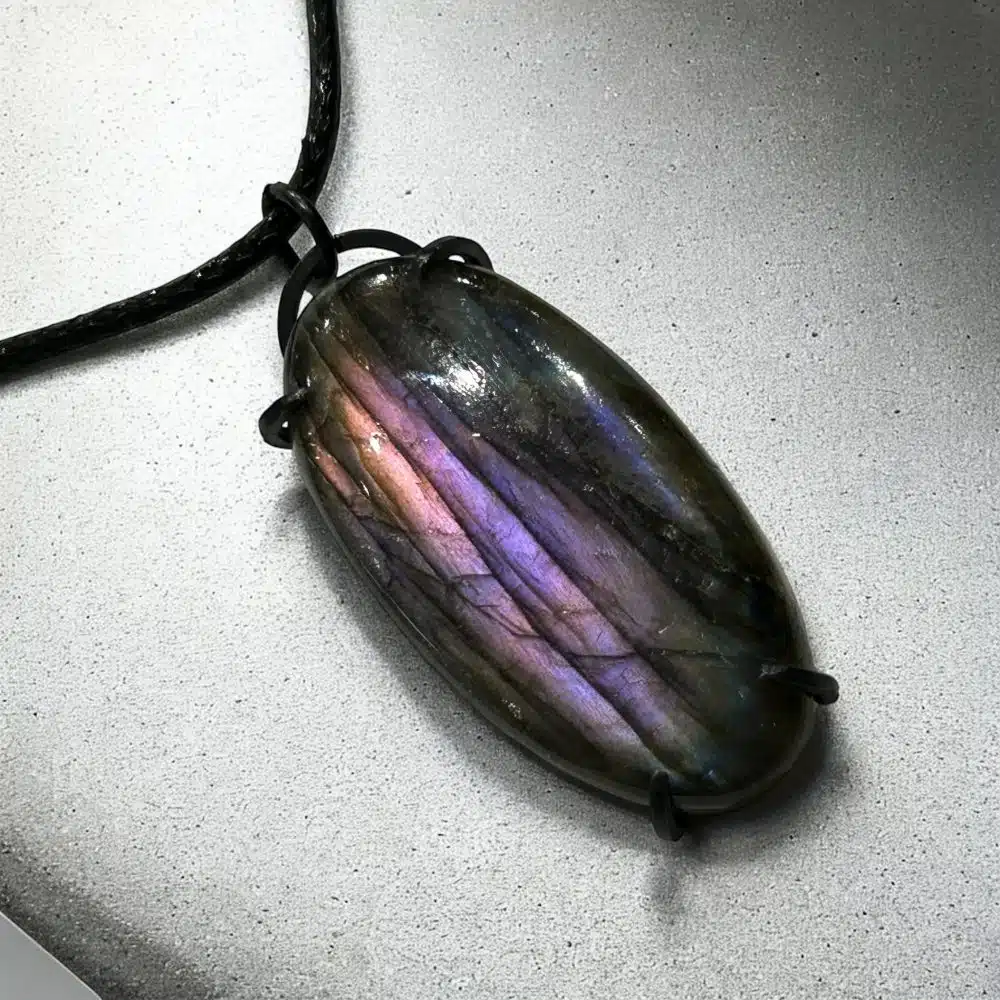 Collier Pendentif Labradorite - Sérénité Protectrice