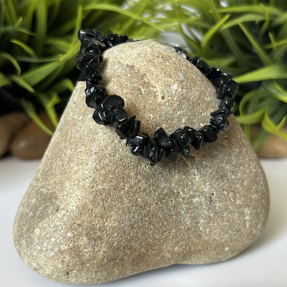 Bracelet Baroque - Obsidienne