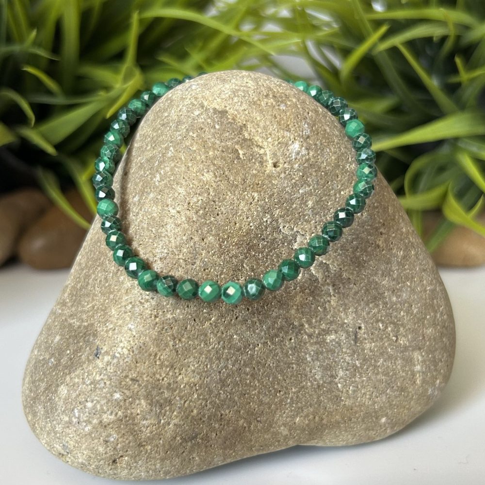 Bracelet Facettées - Malachite