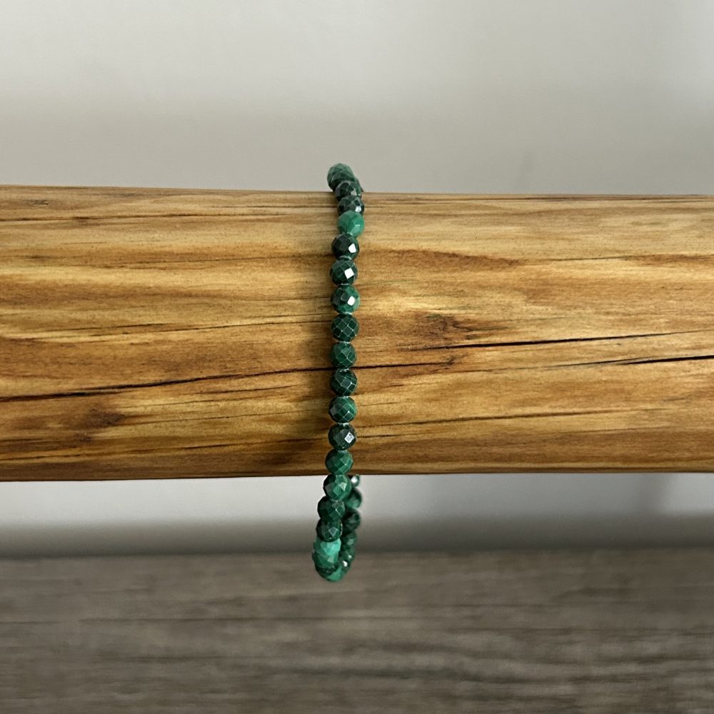 Bracelet Facettées - Malachite