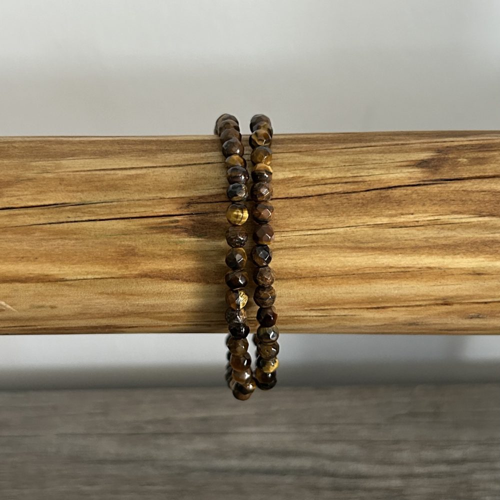 Bracelet Facettées - Oeil de Tigre