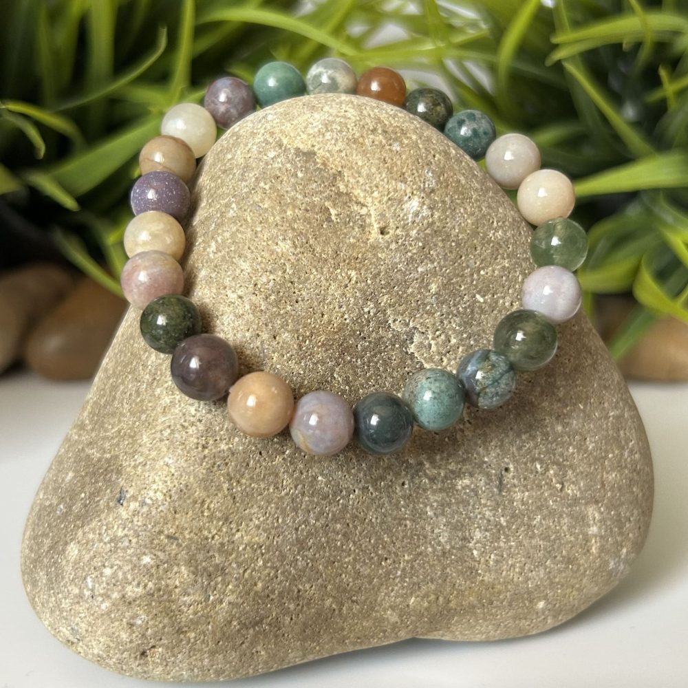 Bracelet Zen Agate Indienne - 8 mm