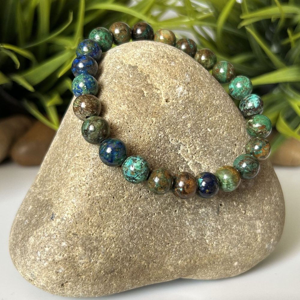 Bracelet Zen Chrysocolle & Azurite