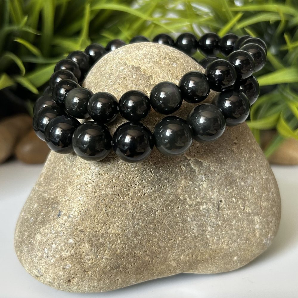 Bracelet Zen Obsidienne Arc-en-Ciel