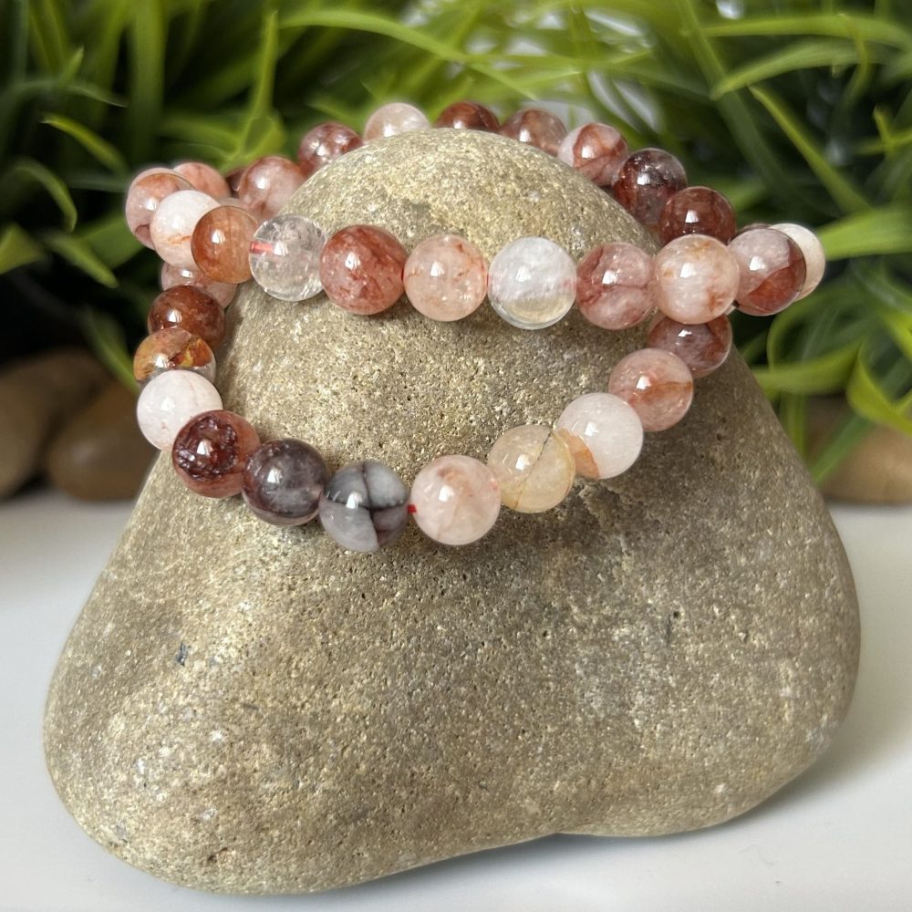 Bracelet Zen Quartz Hématoïde
