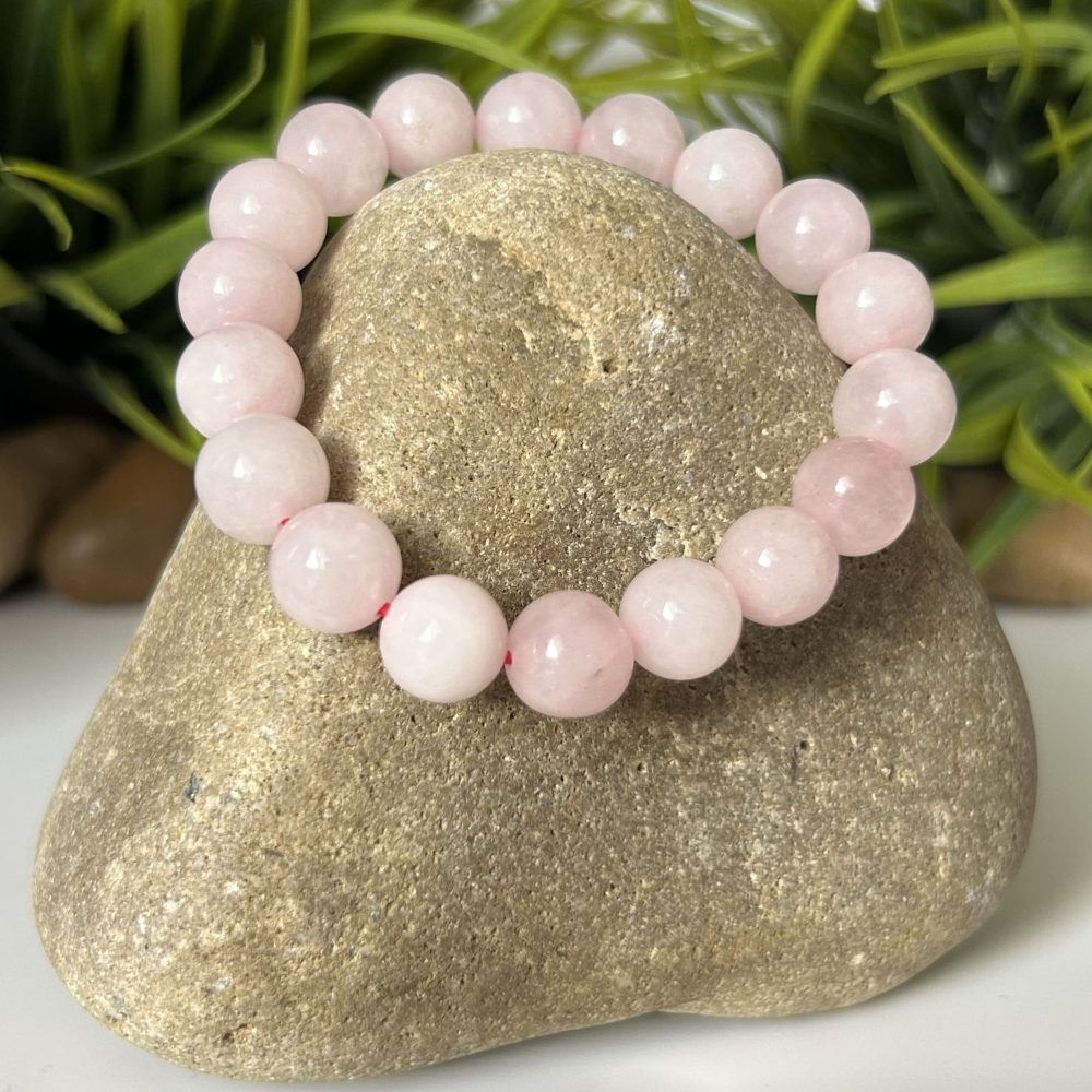 Bracelet Zen Quartz Rose - 10 mm