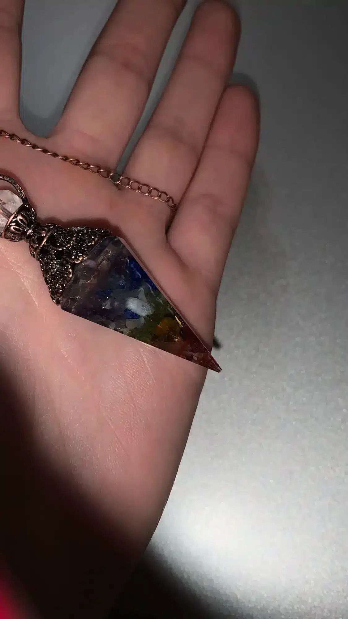 Pendule Divinatoire Antique - 7 Chakras photo review